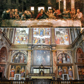 A ltima Ceia e Igreja de So Maurizio - Visitas Guiadas