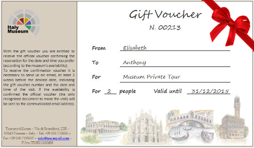 Gift Voucher - Last Supper, Brera, Tickets, Group and Private Tours