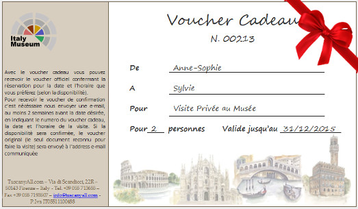 Voucher Cadeau La Cne Leonardo, Brera, Billets et Visites guides