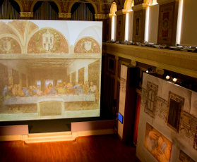 Leonardo tells of the Last Supper  interactive exhibition
