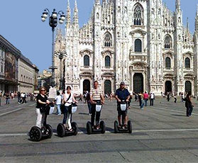 Visitas en segway por Miln con Audioguia